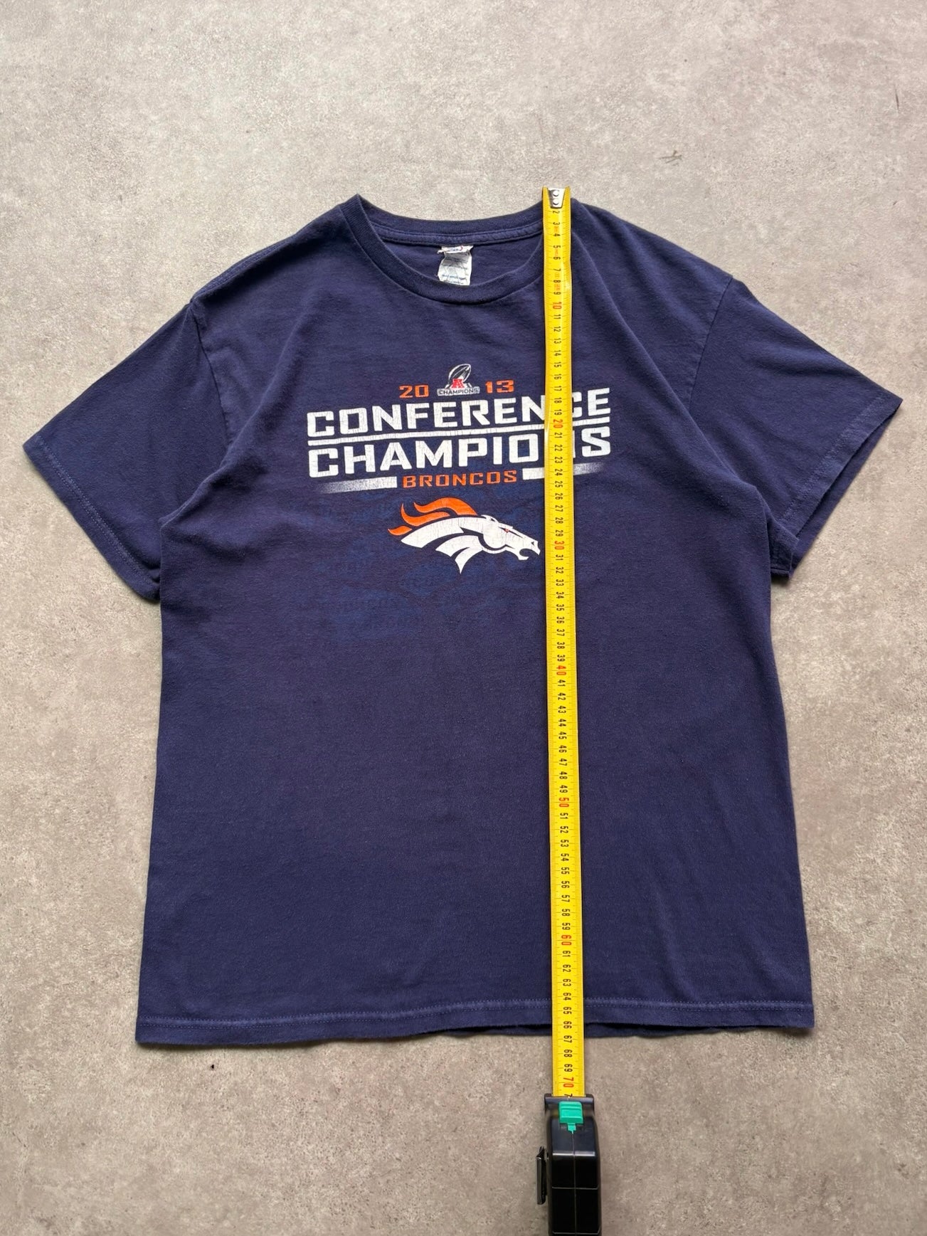 טי שירט Denver Broncos 2013 Conference Champions וינטג׳ - S