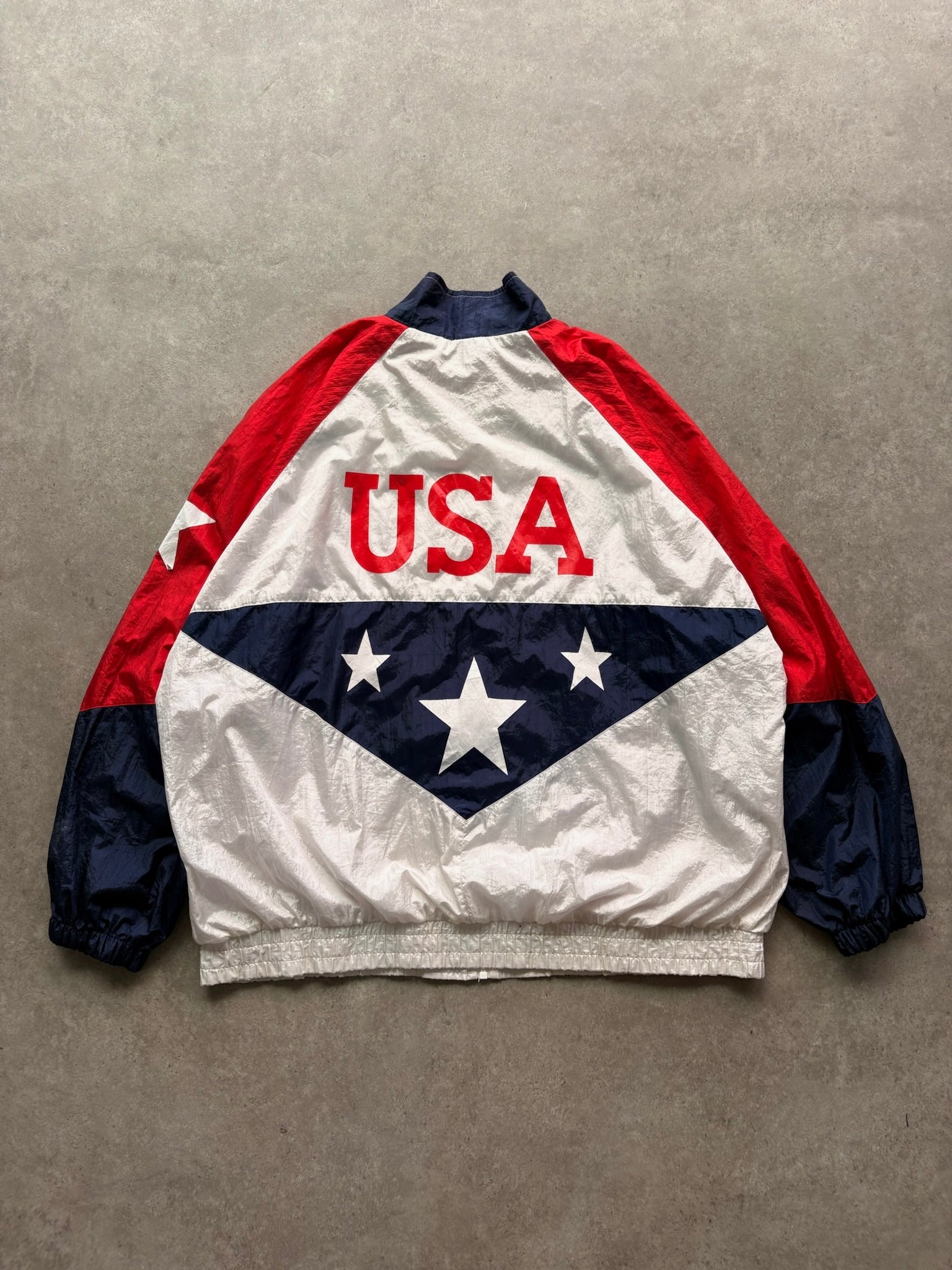 ג׳קט ניילון USA אולימפי וינטג׳ - XXL