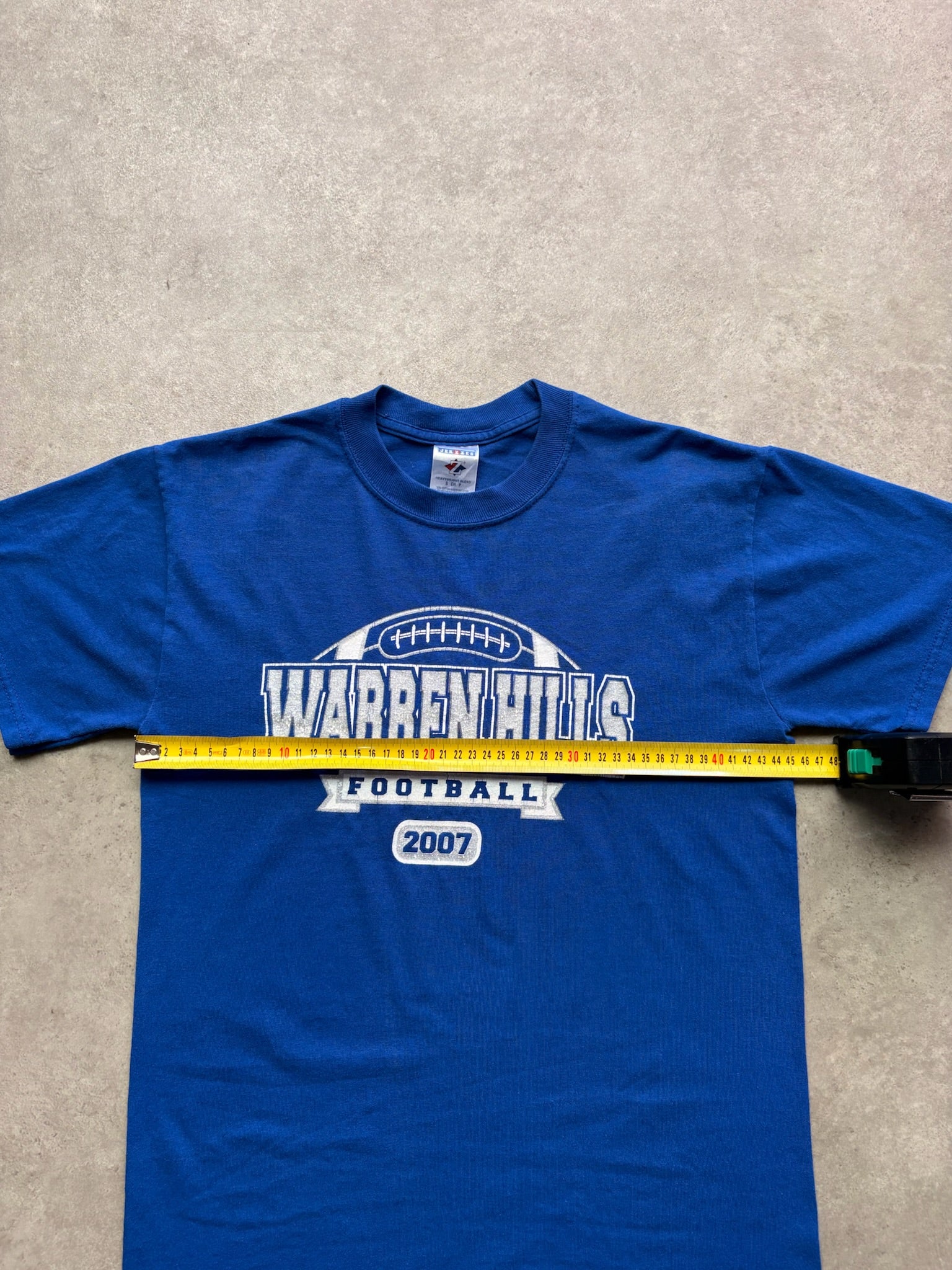 טי שירט פוטבול Warren Hills 2007 וינטג׳ - XS