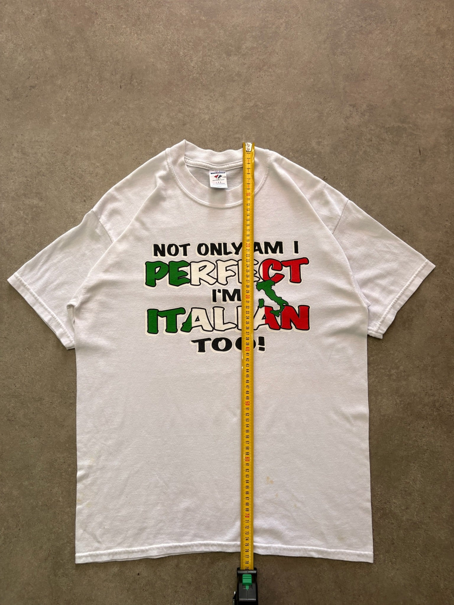 טישירט "I'm Italian Too" וינטג׳ - L