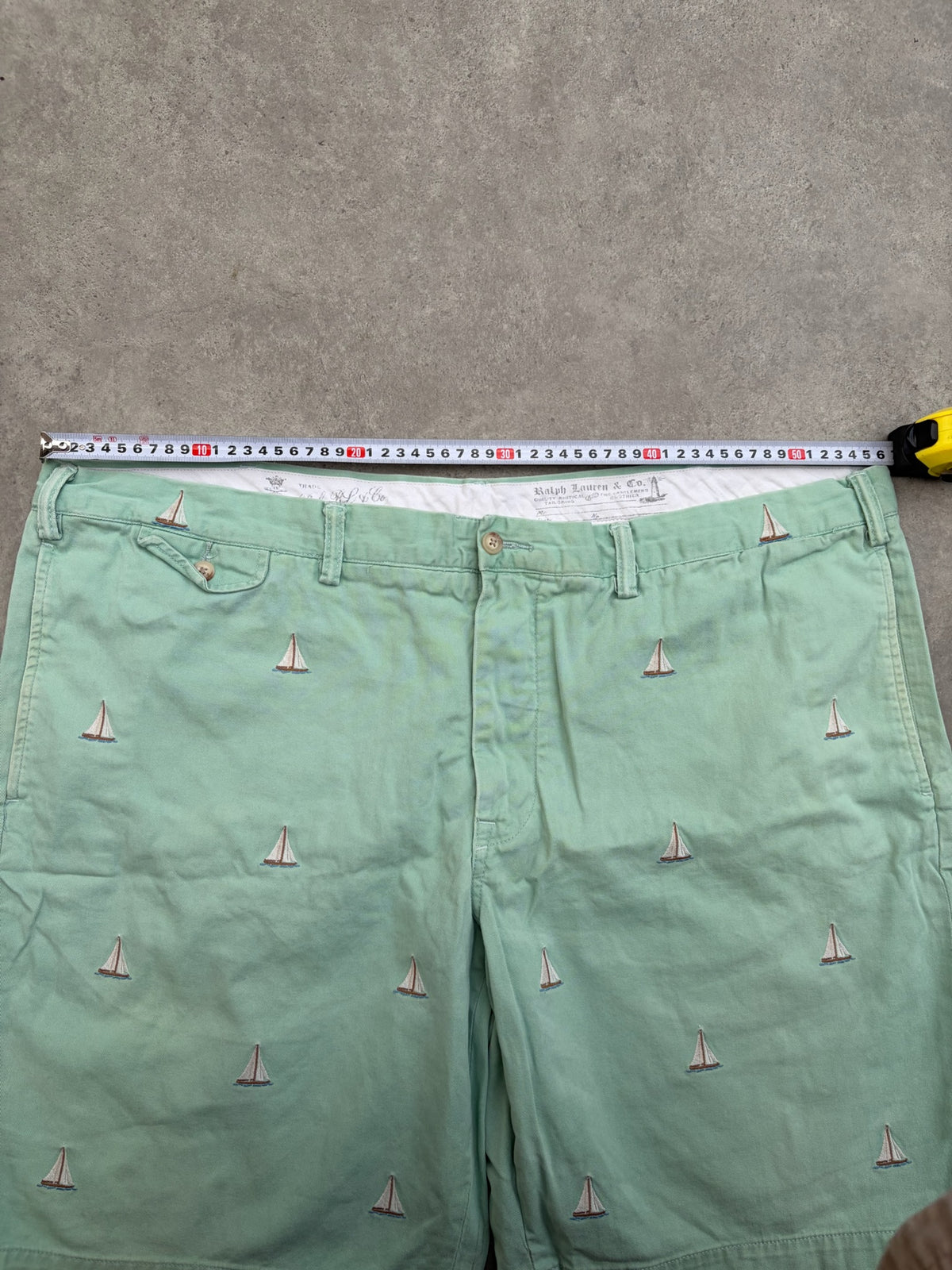 שורט Ralph Lauren עם רקמת סירות וינטג׳ - 44
