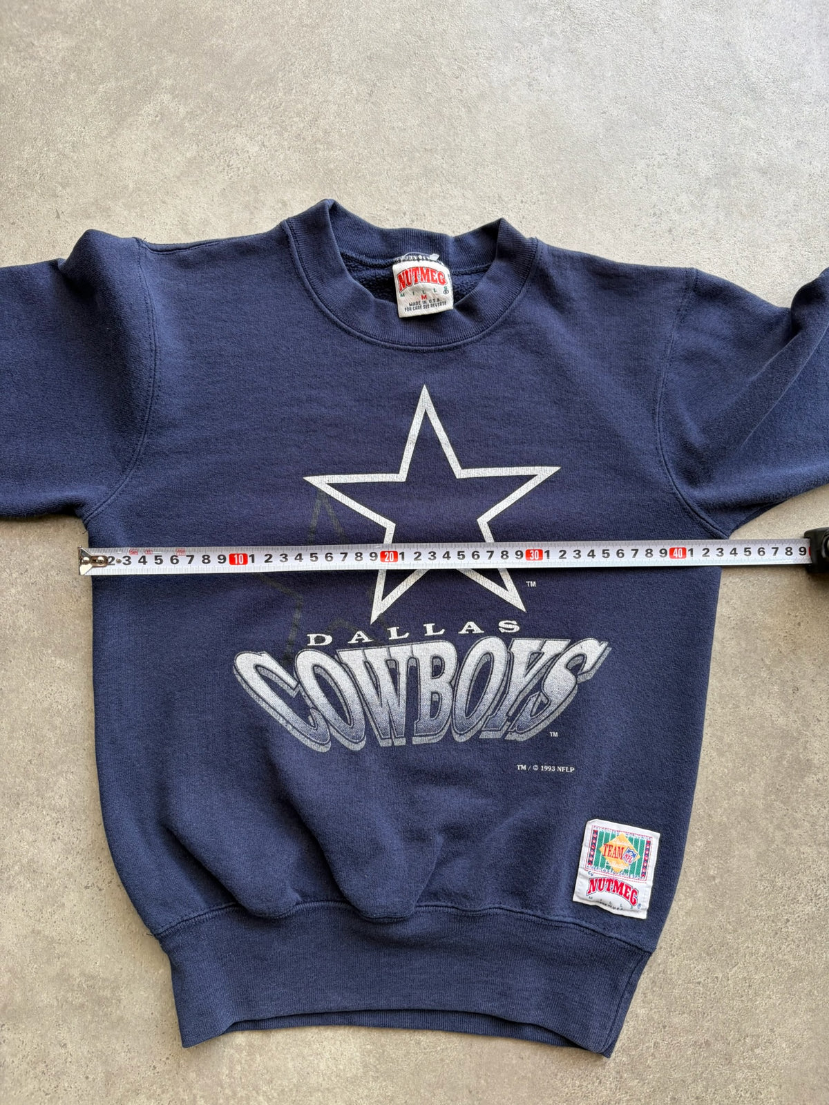 סווטשירט Dallas Cowboys וינטג׳ - XXS – סווטשירט וינטג׳, תמונה 3