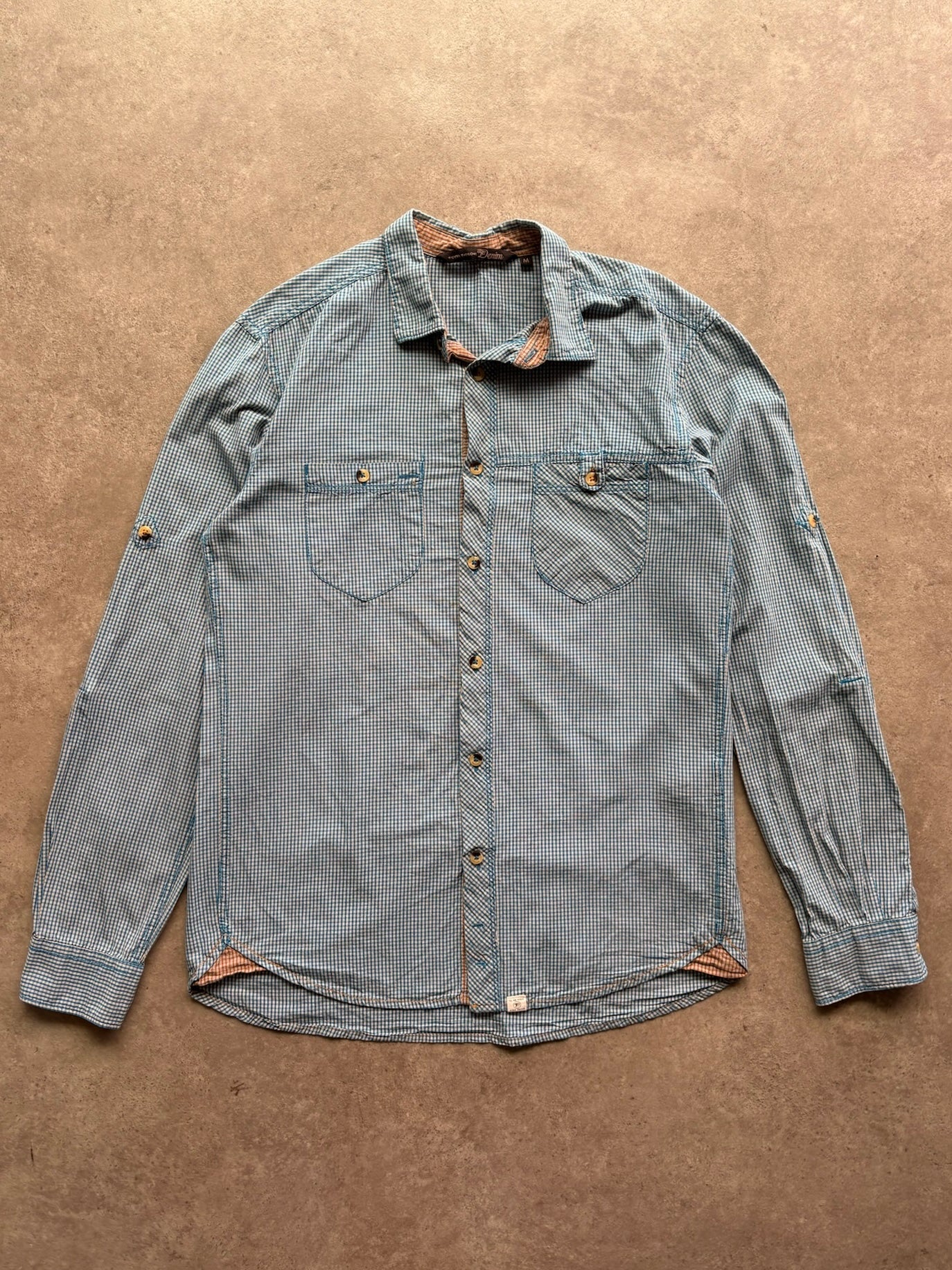 חולצת Tom Tailor Denim משבצות וינטג׳ - S