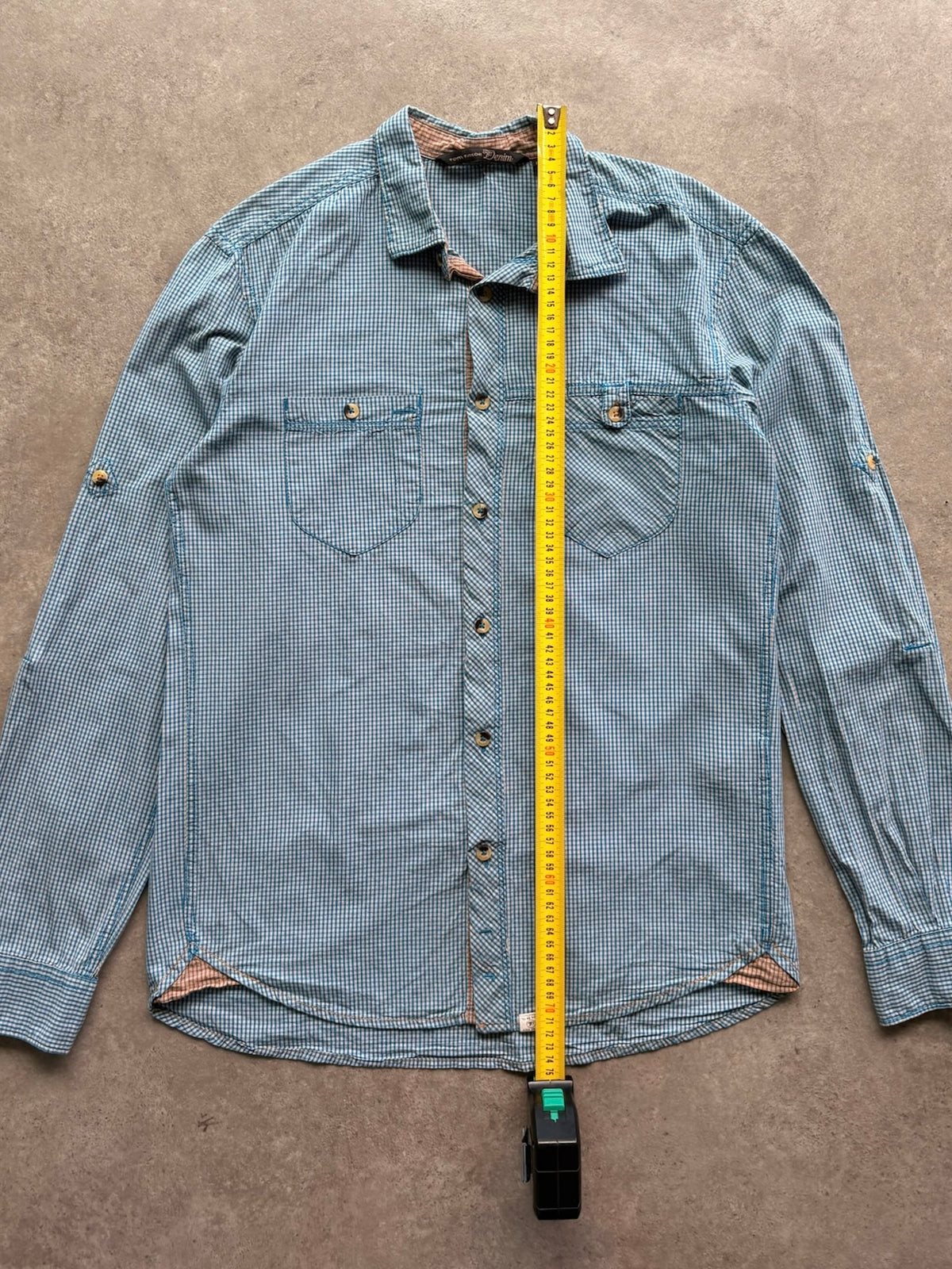 חולצת Tom Tailor Denim משבצות וינטג׳ - S