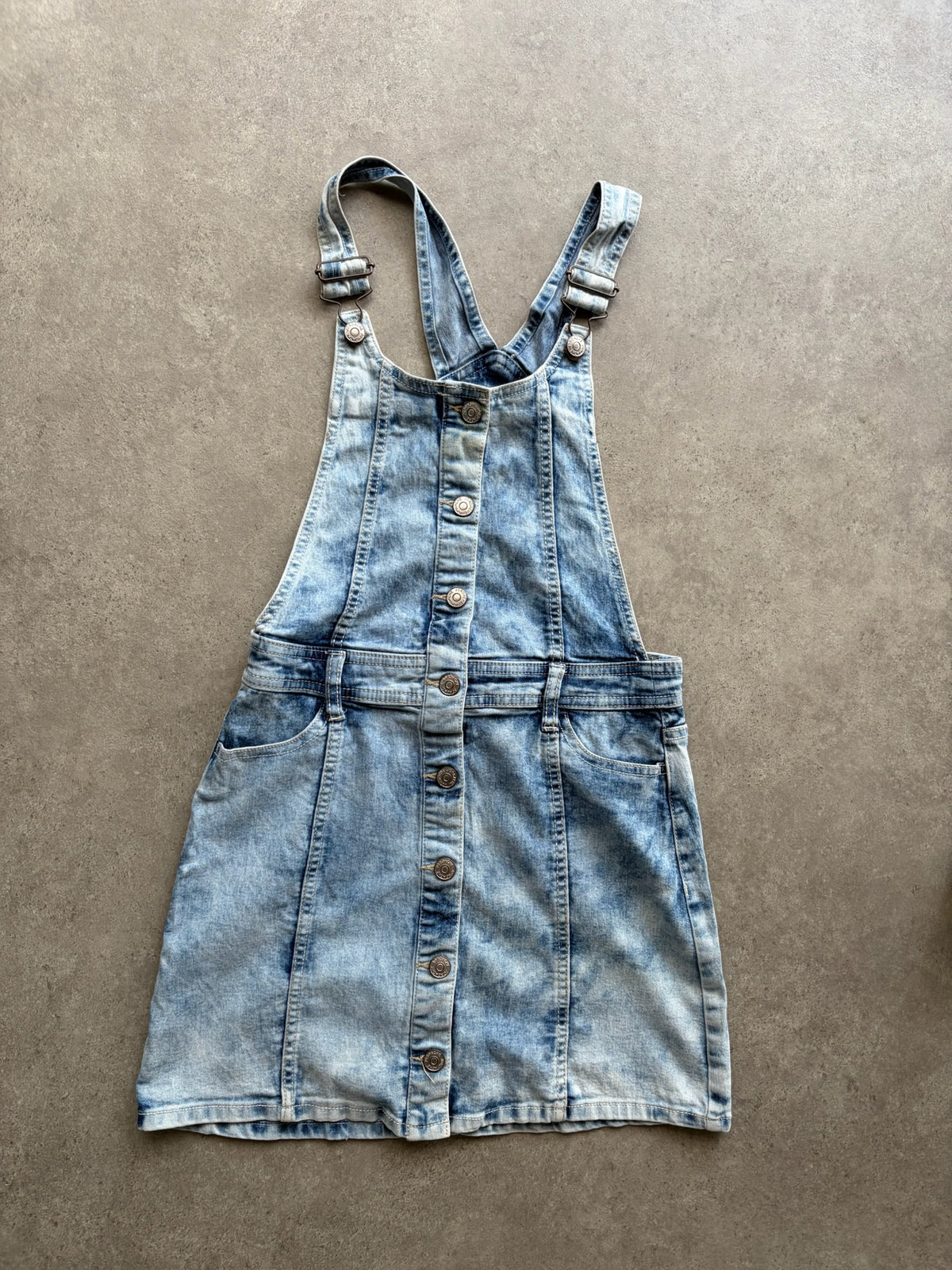 אוברול ג'ינס מכופתר Jordache וינטג׳ - 27 – אוברול ג׳ינס וינטג׳, תמונה 2