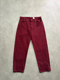 מכנס ג'ינס Levi's 555 וינטג׳ בורדו - 35