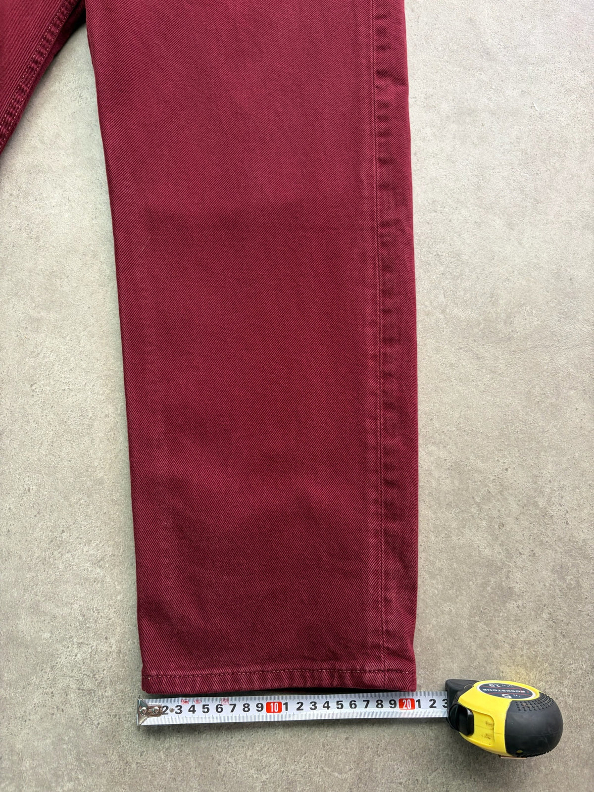 מכנס ג'ינס Levi's 555 וינטג׳ בורדו - 35