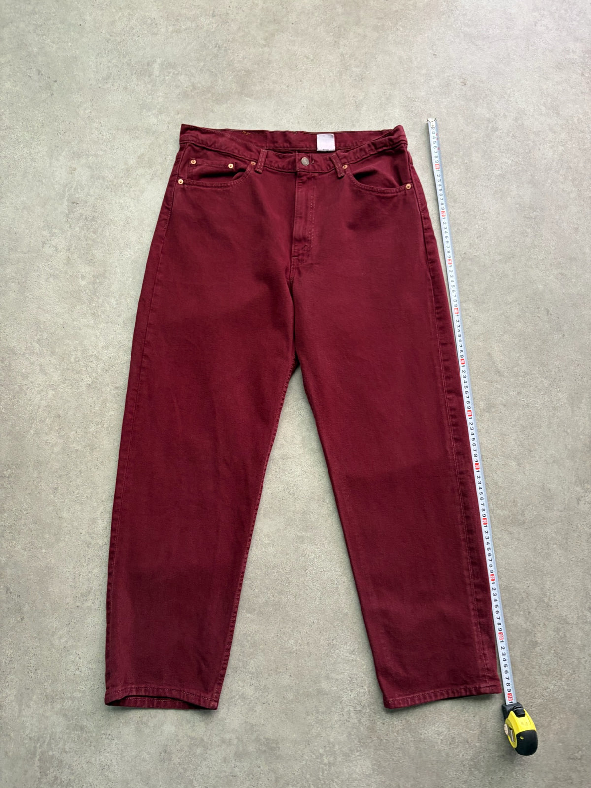 מכנס ג'ינס Levi's 555 וינטג׳ בורדו - 35