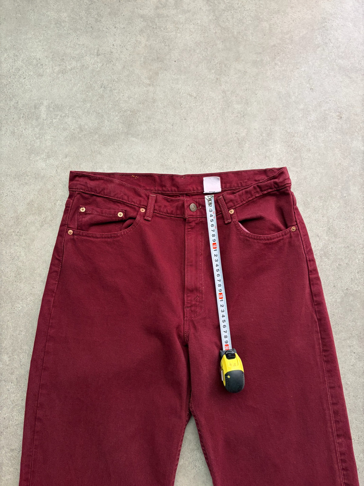 מכנס ג'ינס Levi's 555 וינטג׳ בורדו - 35