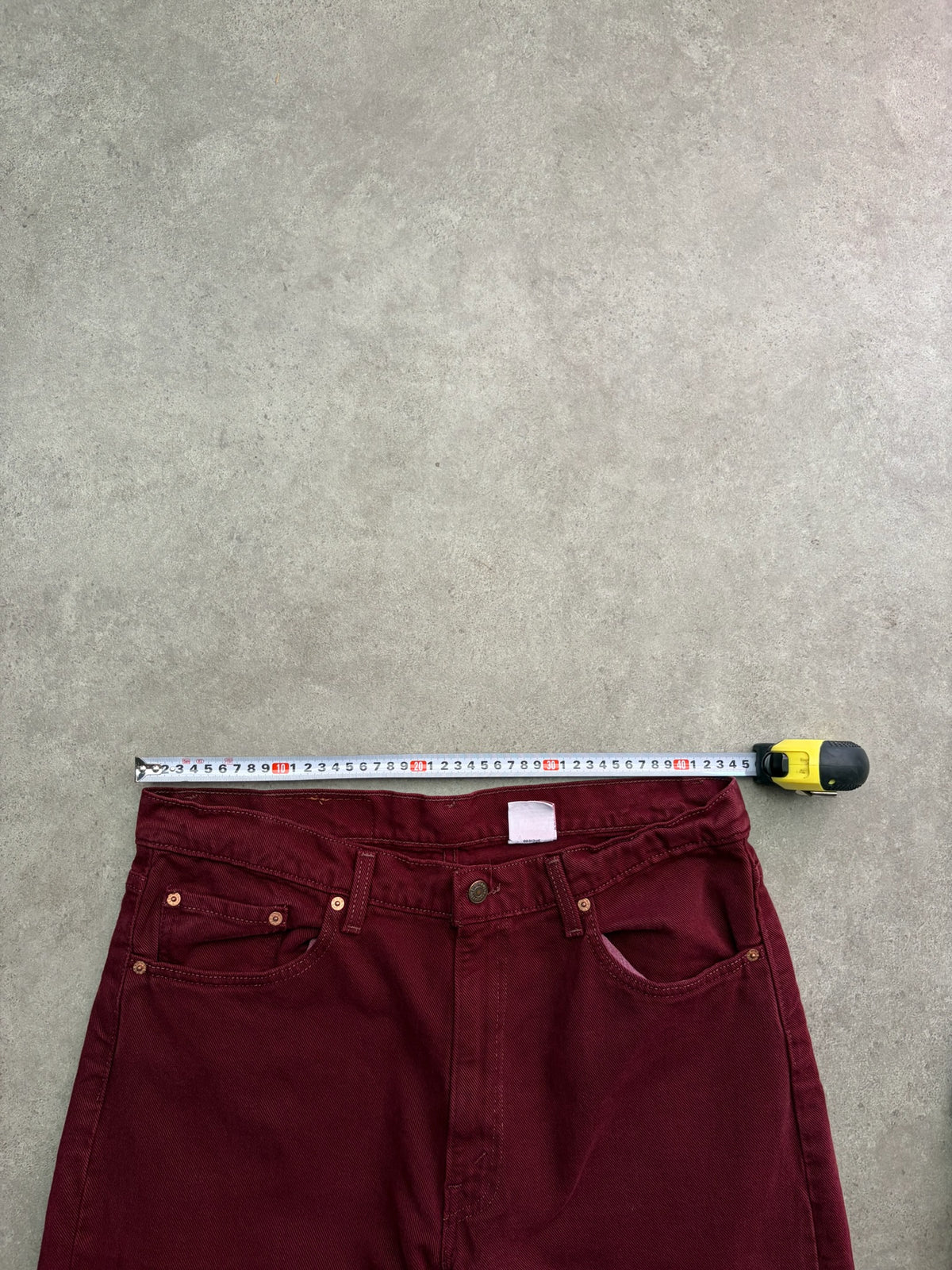 מכנס ג'ינס Levi's 555 וינטג׳ בורדו - 35