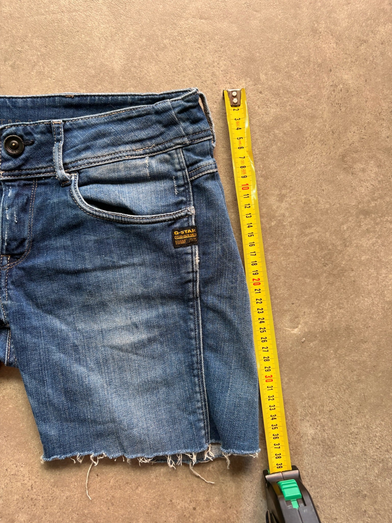 שורטס נמוך ג׳ינס G-Star RAW וינטג׳ - 30