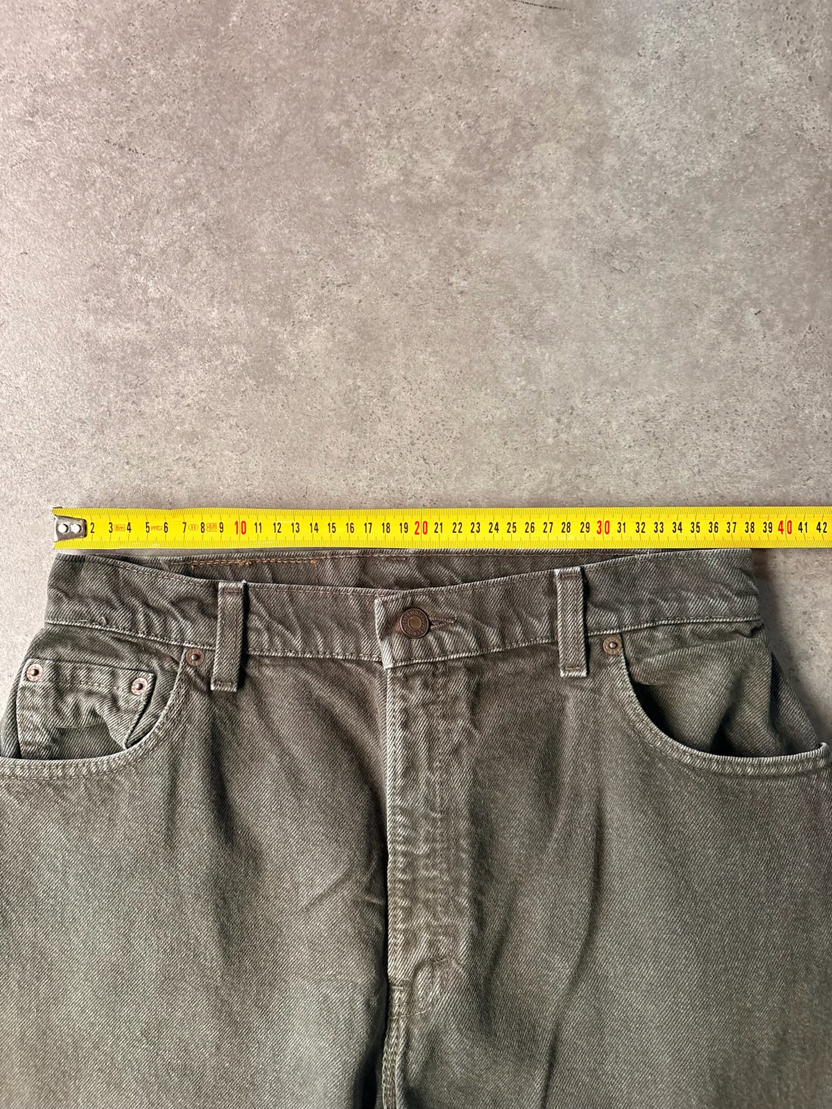 ג׳ינס Levi's 550 אפור-ירקרק וינטג׳ - 30