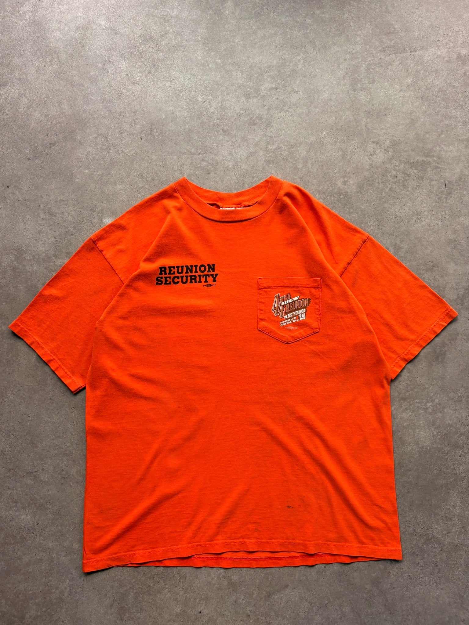 טי שירט IBEW Reunion Security וינטג׳ - XL
