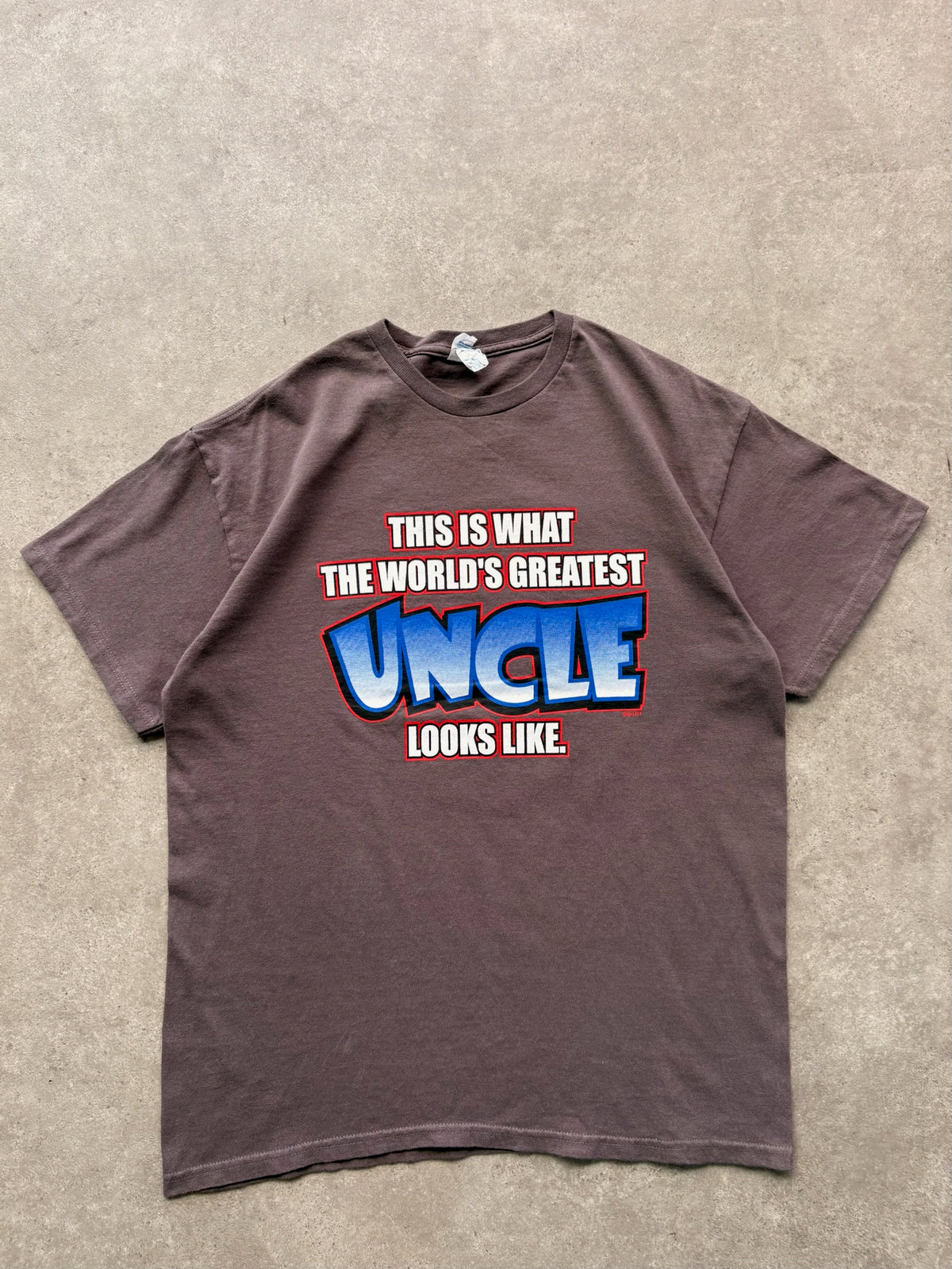 טישירט "World's Greatest Uncle" וינטג׳ - M