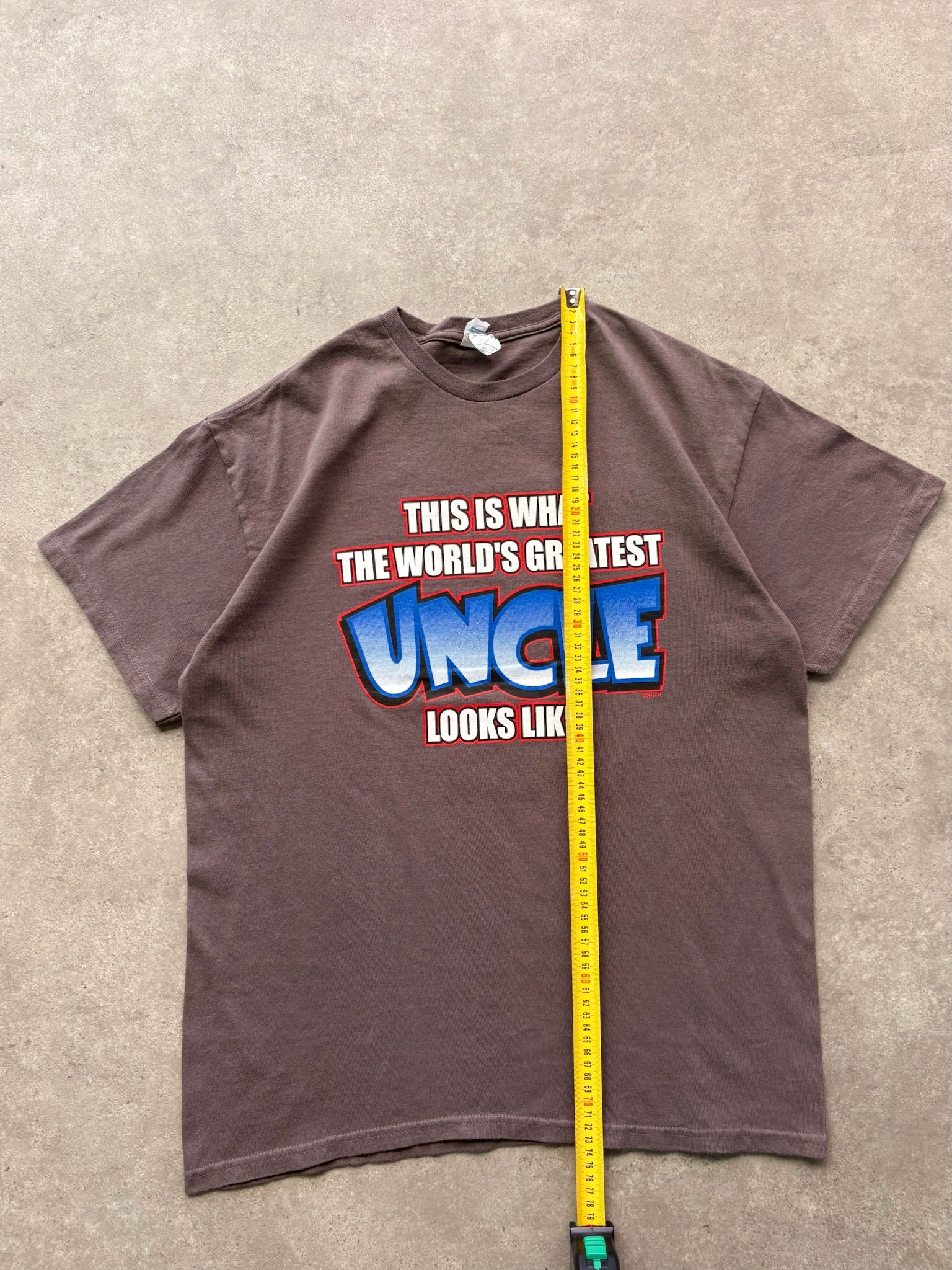 טישירט "World's Greatest Uncle" וינטג׳ - M