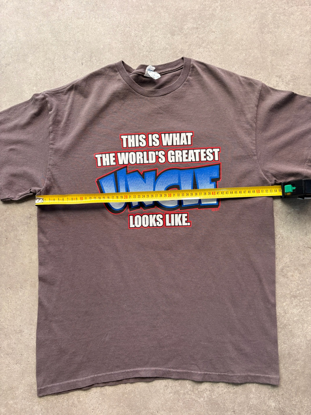 טישירט "World's Greatest Uncle" וינטג׳ - M