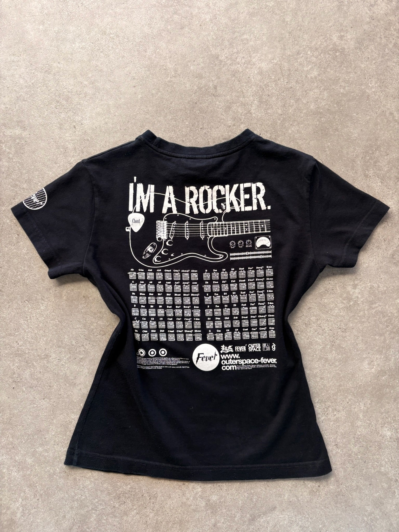 טישירט "I'm A Rocker" Fever וינטג׳ - XXS