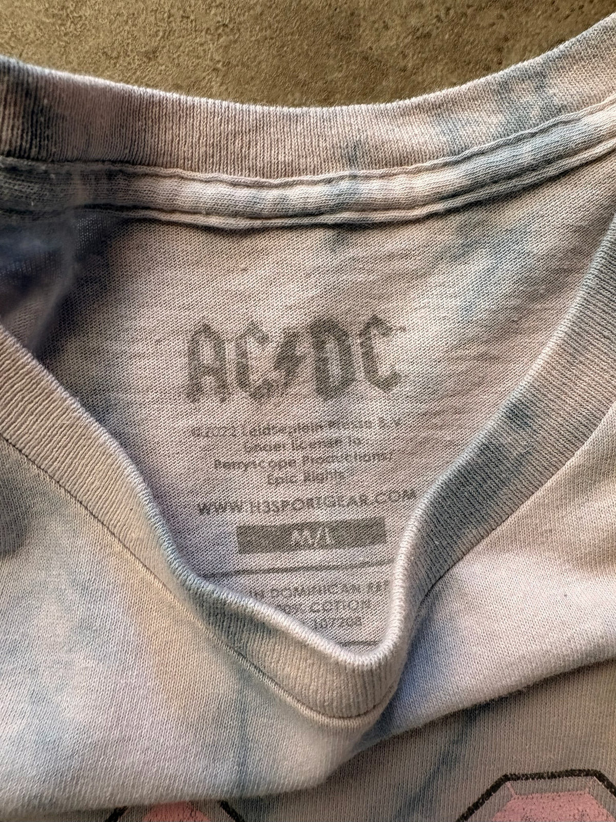טי שירט AC/DC Highway to Hell טאי דאי וינטג׳ - M