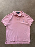 חולצת פולו Ralph Lauren ורודה וינטג׳ - S