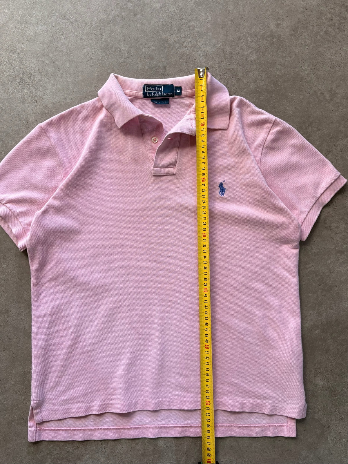 חולצת פולו Ralph Lauren ורודה וינטג׳ - S