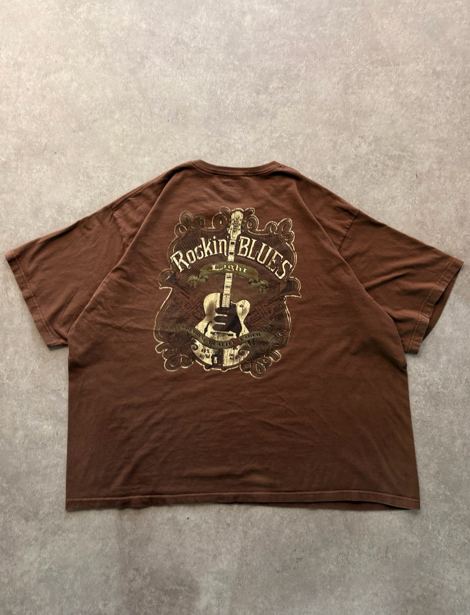 טישירט Rockin' Blues גיטרה וינטג׳ - 4XL