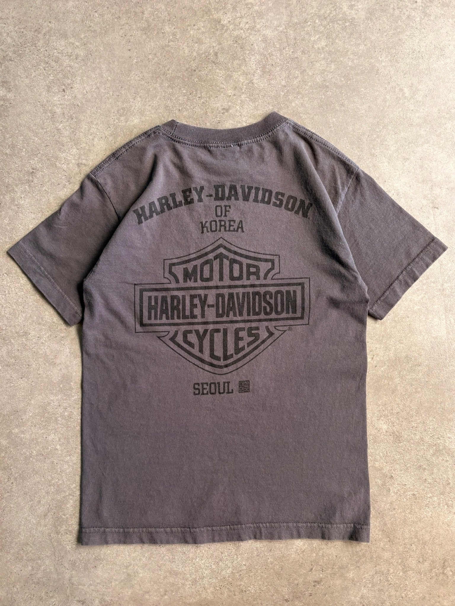 טי שירט Harley-Davidson Knucklehead Seoul וינטג׳ - XS