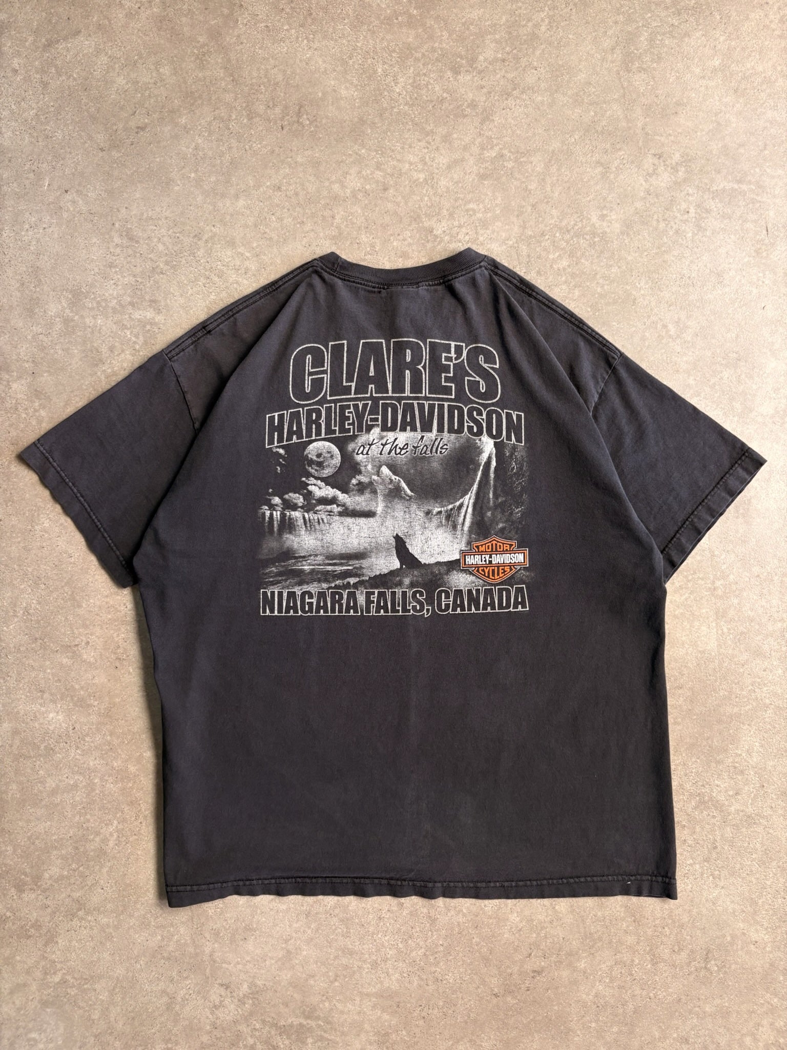 טי שירט Harley-Davidson Niagara Falls וינטג׳ - XXL
