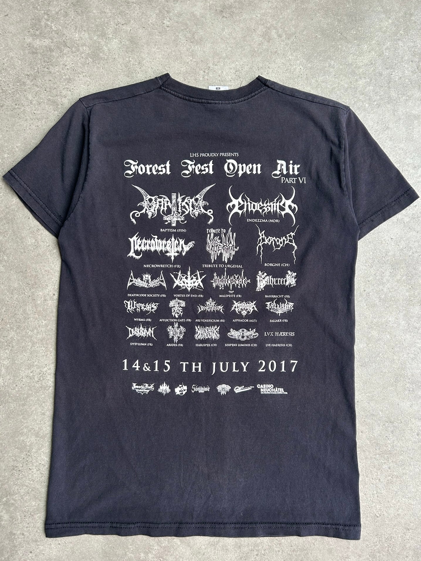 טי שירט Forest Fest Open Air 2017 וינטג׳ - XXS