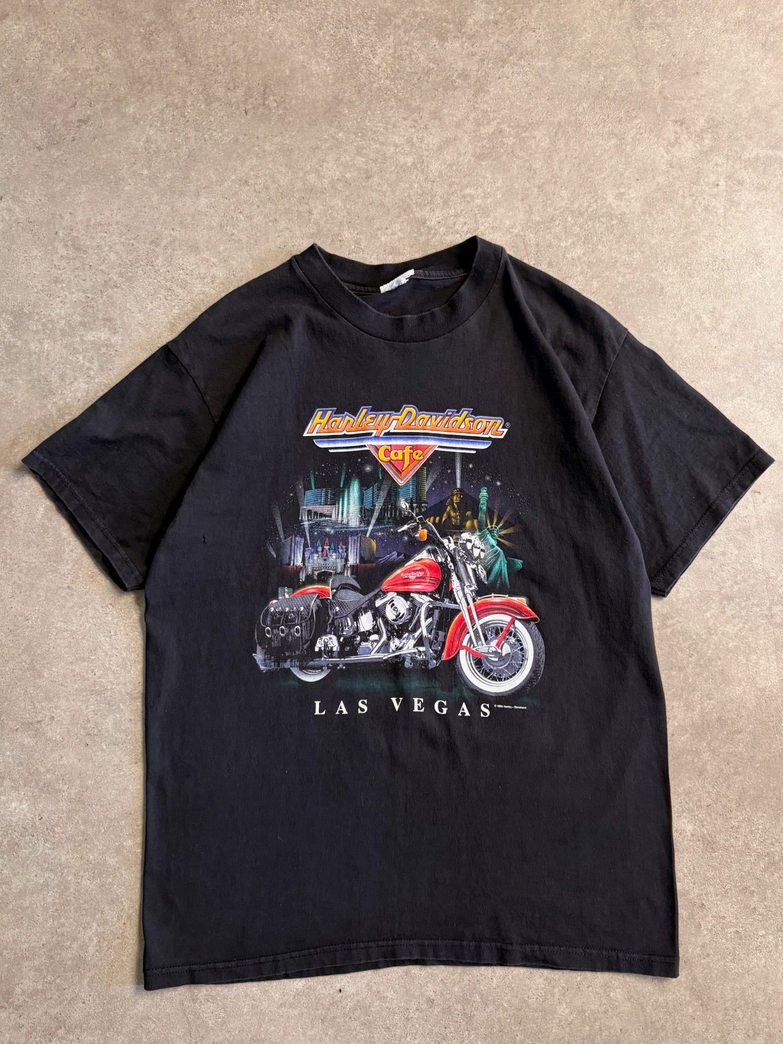 טישירט Harley Davidson Cafe Las Vegas וינטג׳ - M