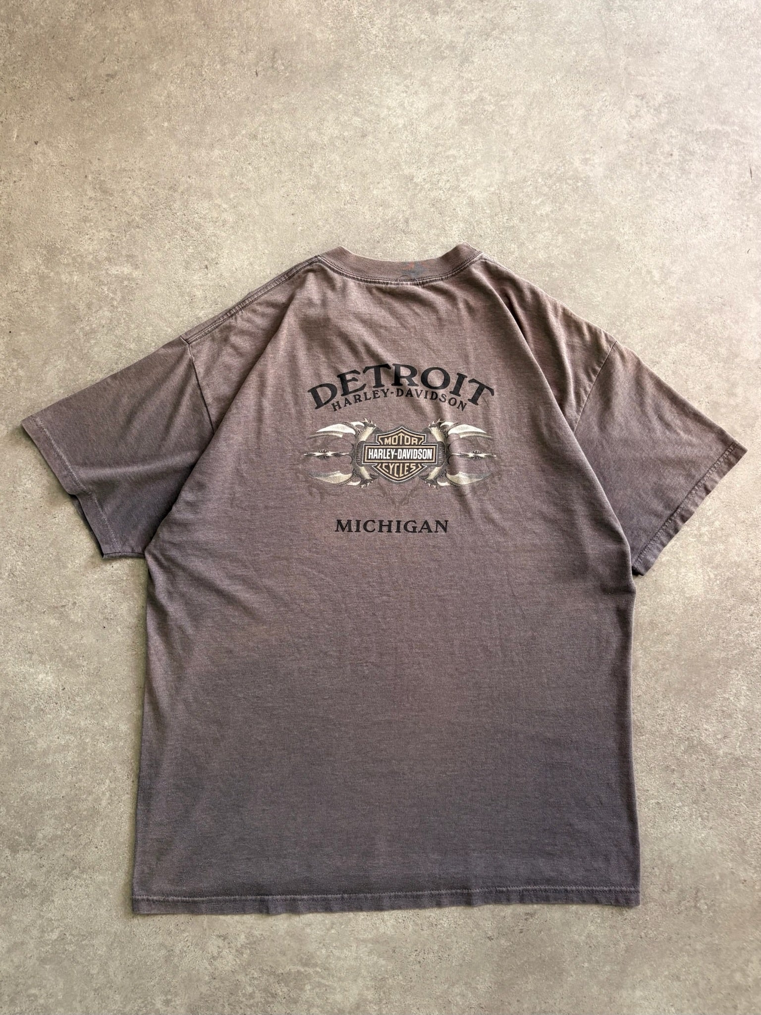 טישירט Harley-Davidson Detroit וינטג׳ - L