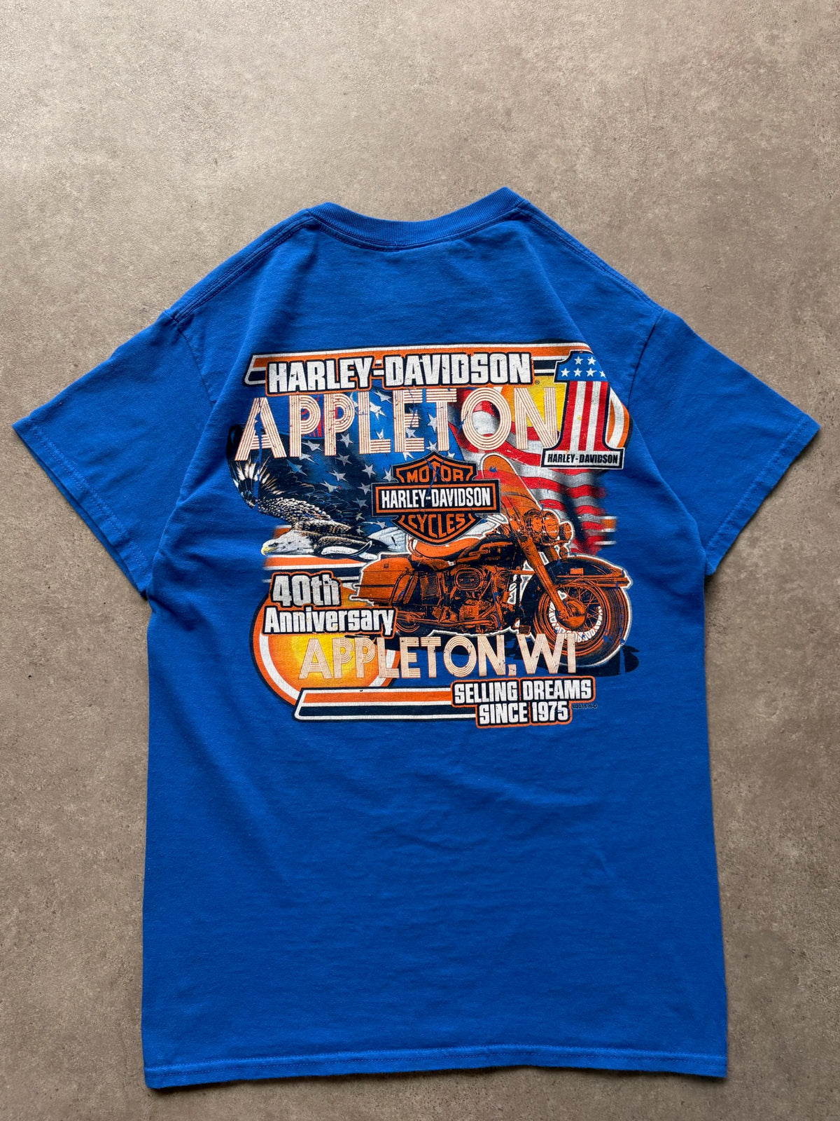 טישירט Harley-Davidson Appleton וינטג׳ - XS