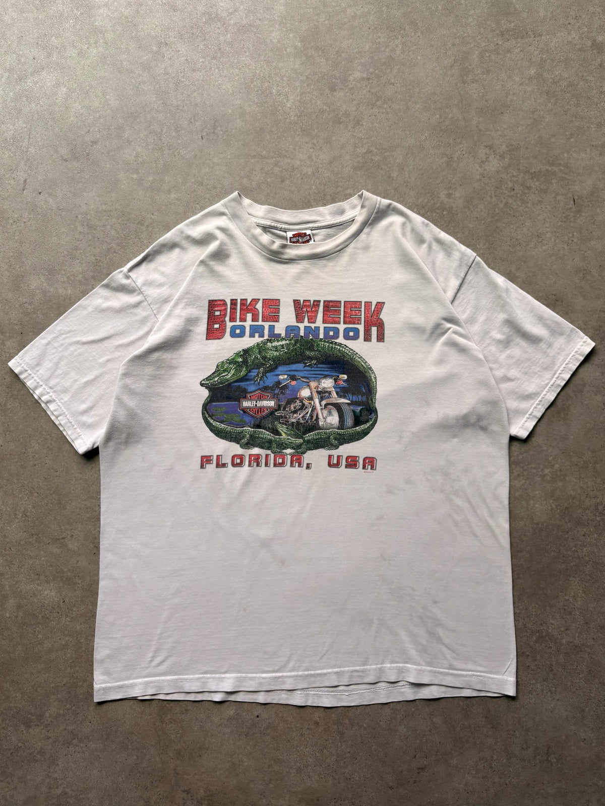 טישירט Harley Davidson Bike Week Orlando וינטג׳ - XXL
