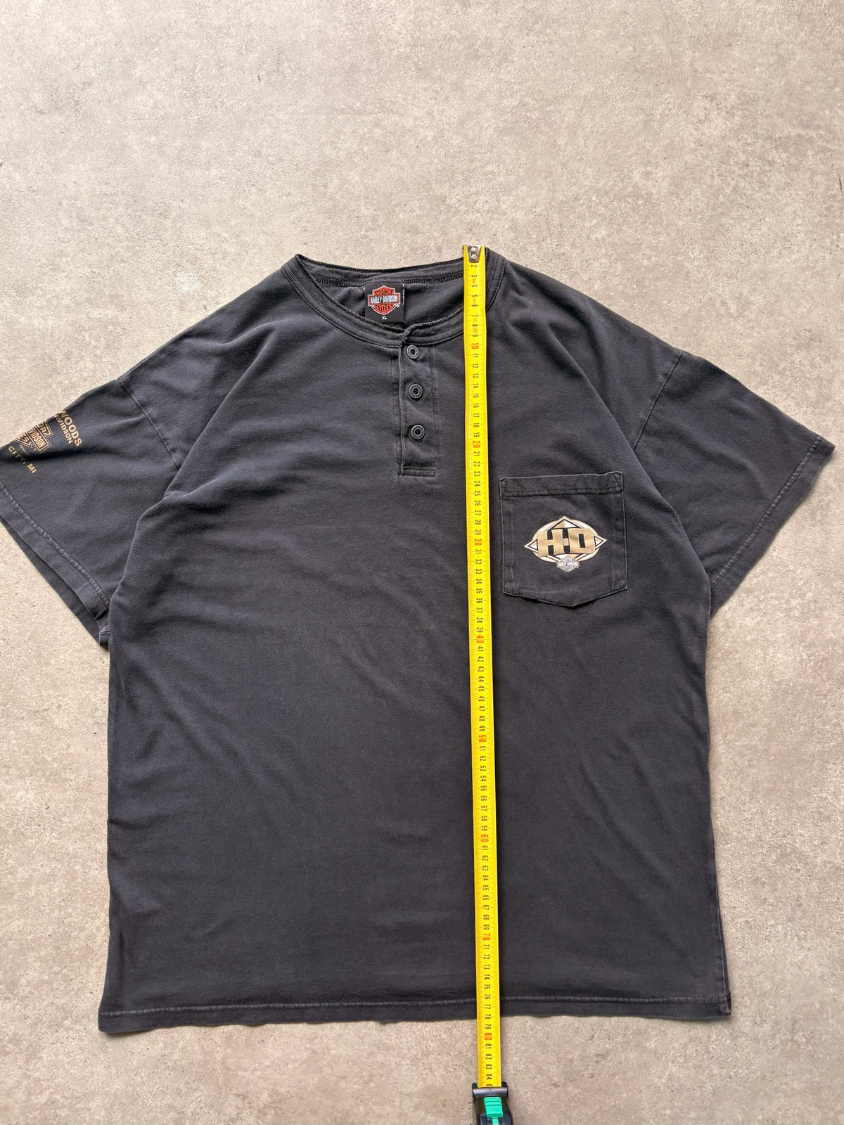 Harley Davidson הנרי עם כיס וינטג׳ - XL