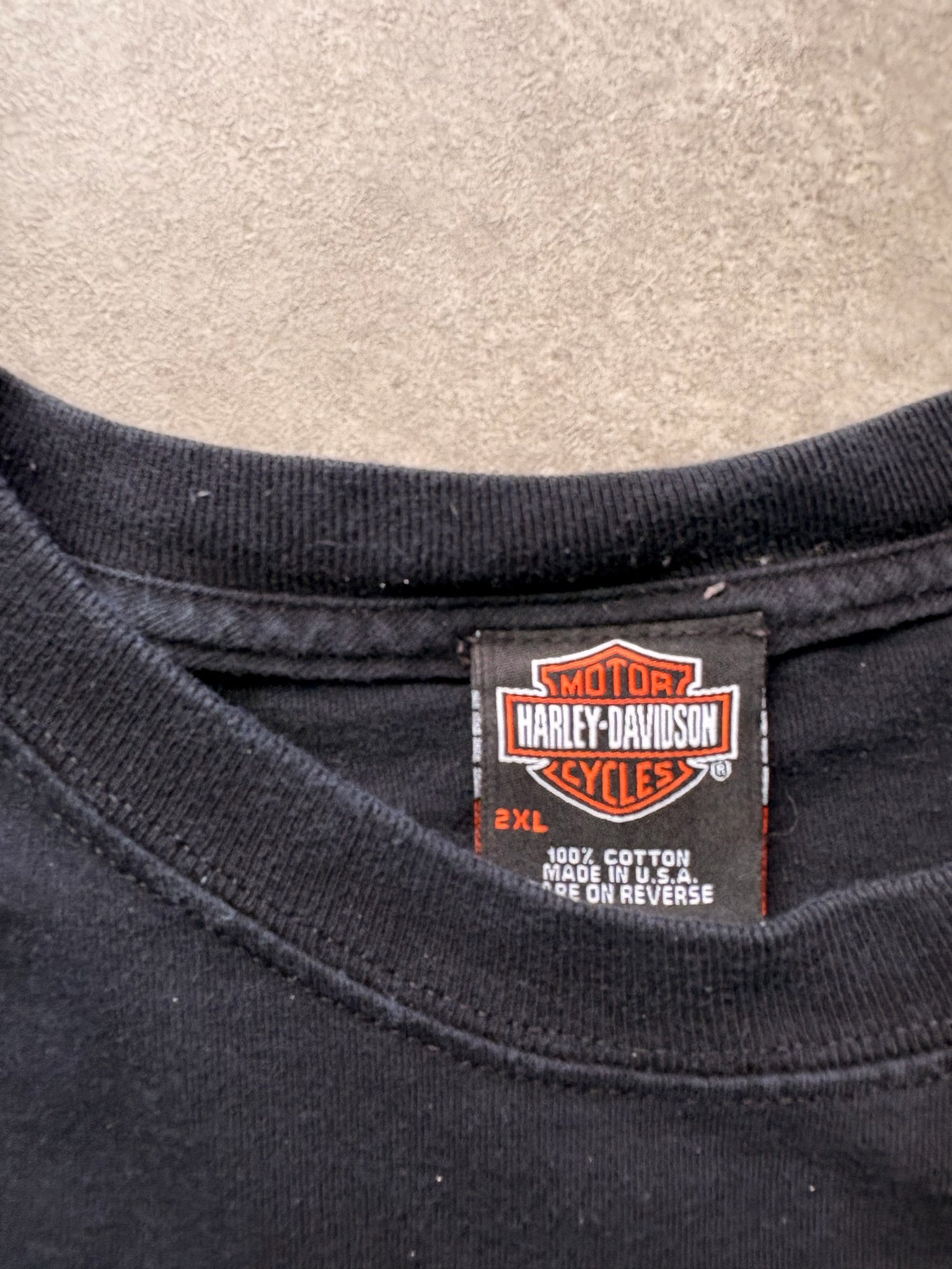 טישירט Harley Davidson וינטג׳ הדפס נשר - XL
