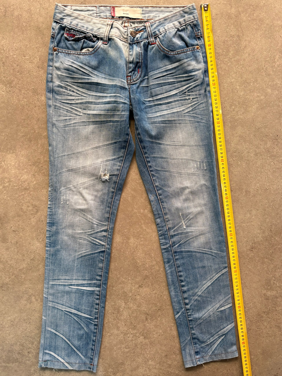 ג'ינס נמוך Levi's Eve Straight וינטג׳ - 28 – ג׳ינס ליוויס וינטג׳, תמונה 5