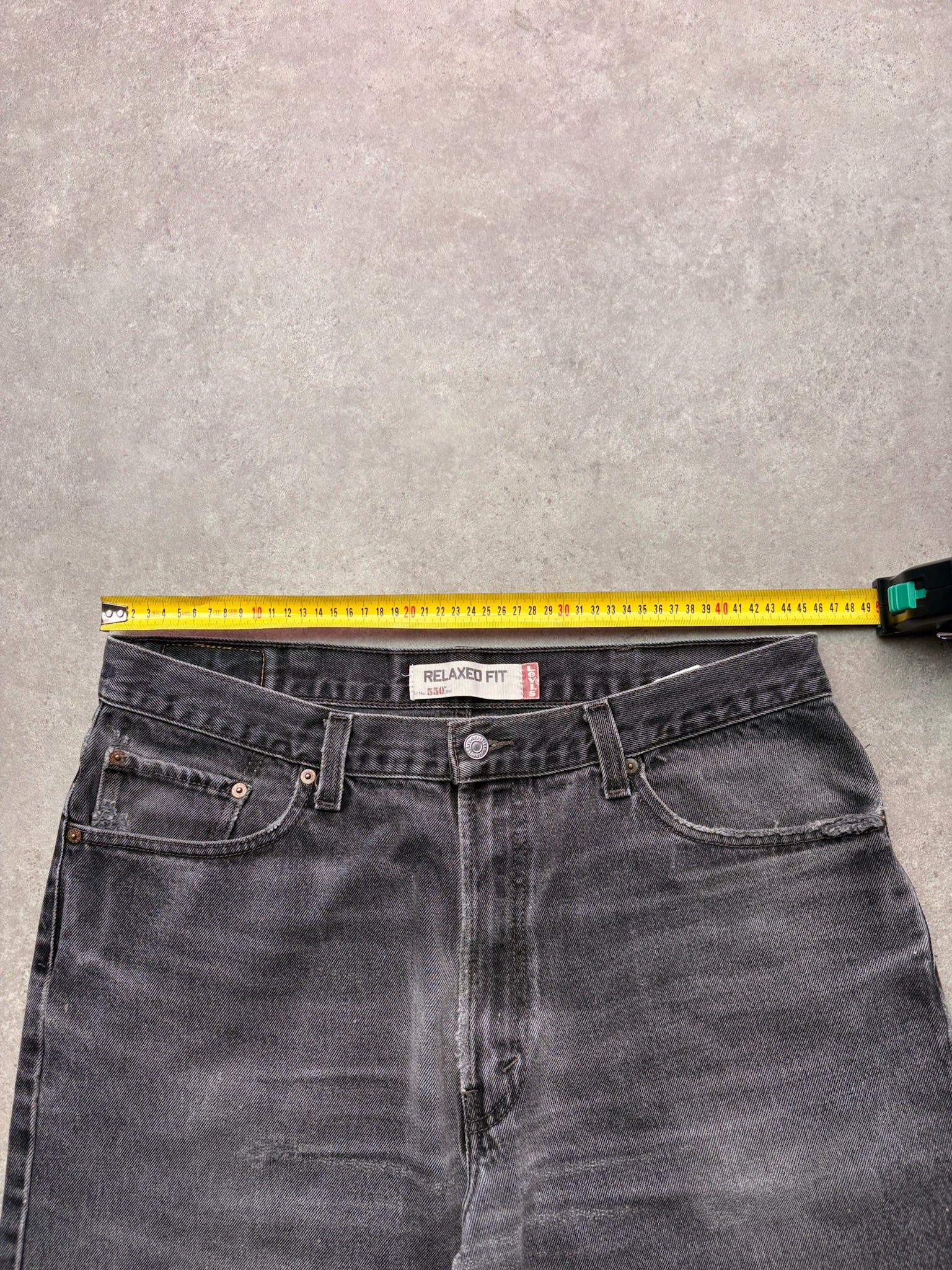 ג׳ינס Levi's 550 שחור וינטג׳ - 36