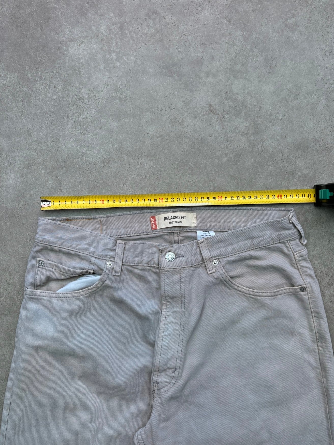 ג׳ינס Levi's 550 אפור וינטג׳ - 34