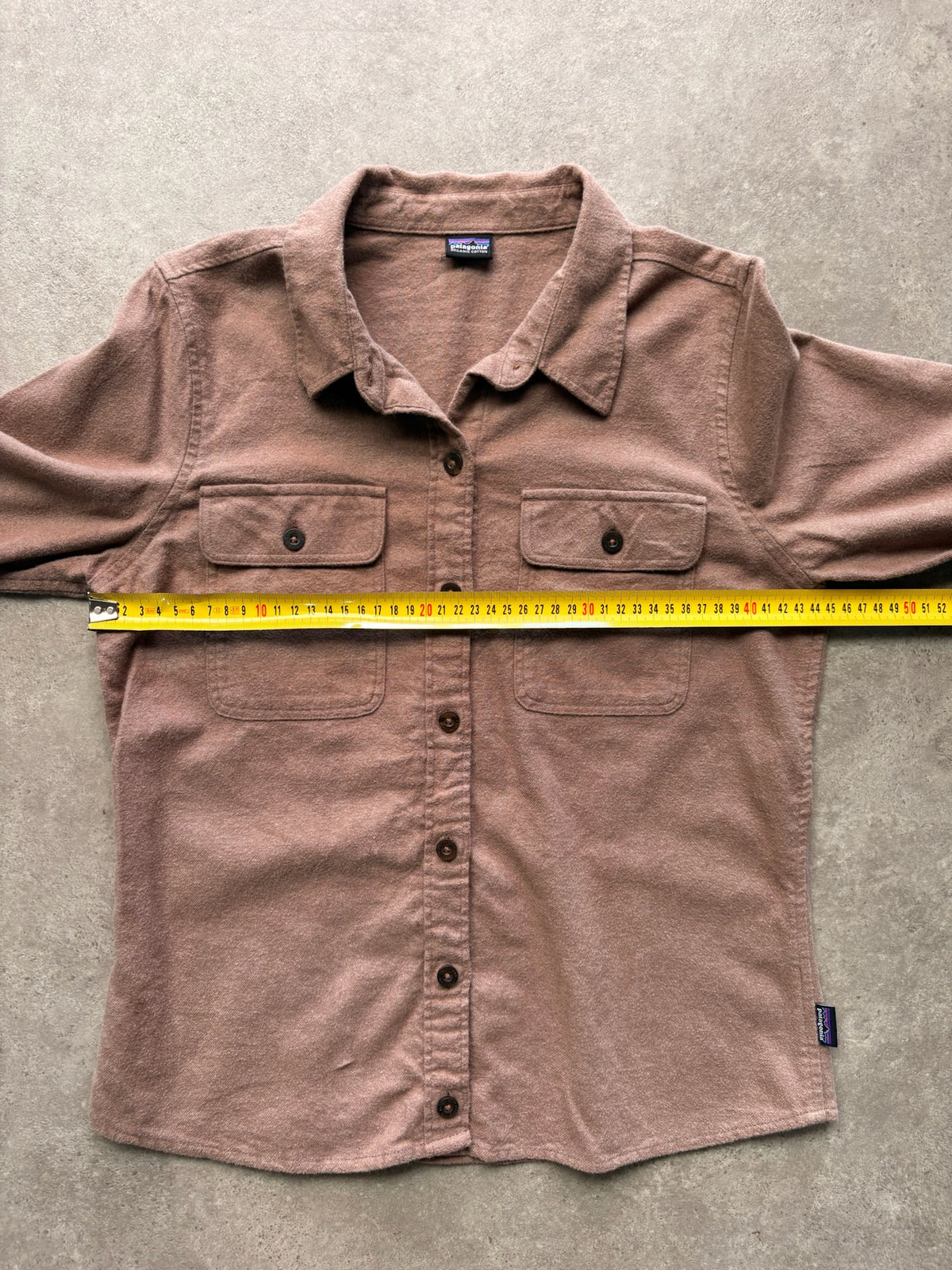 מכופתרת פלנל Patagonia וינטג׳ - XS – חולצת פלנל משבצות וינטג׳ פטגוניה, תמונה 3