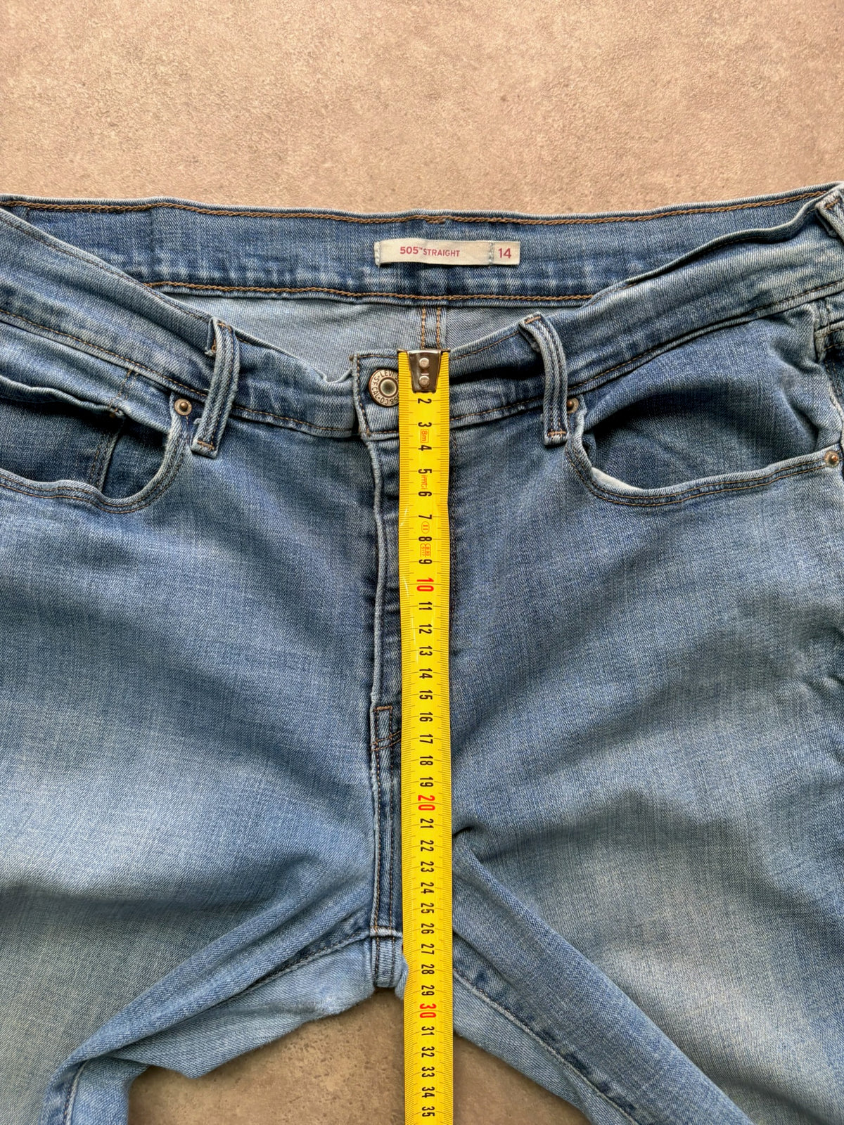 ג'ינס Levi's 505 Straight וינטג׳ - 31 – ג׳ינס ליוויס וינטג׳, תמונה 10