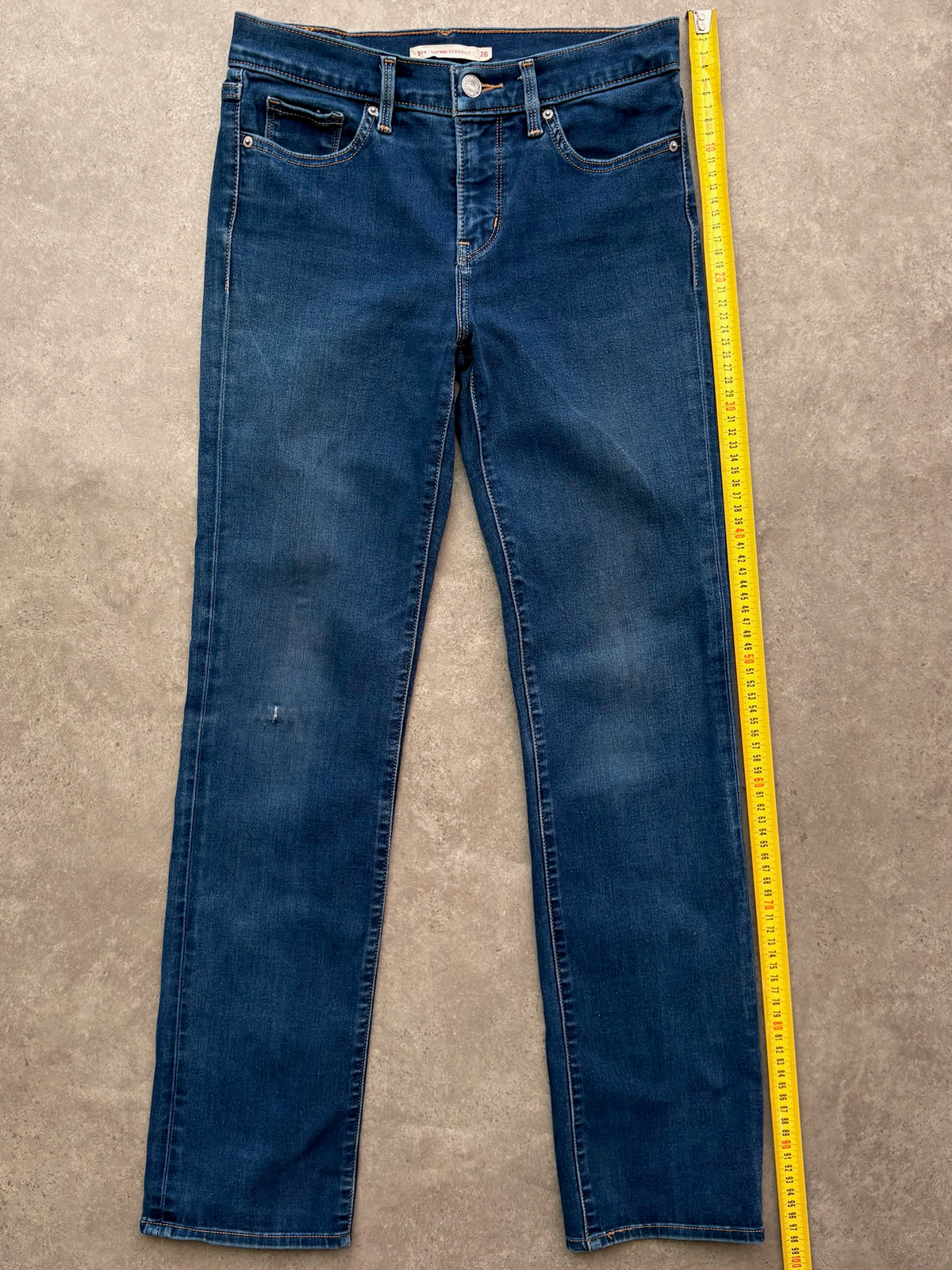 ג'ינס Levi's 314 Shaping Straight וינטג׳ - 27 – ג׳ינס ליוויס וינטג׳, תמונה 5
