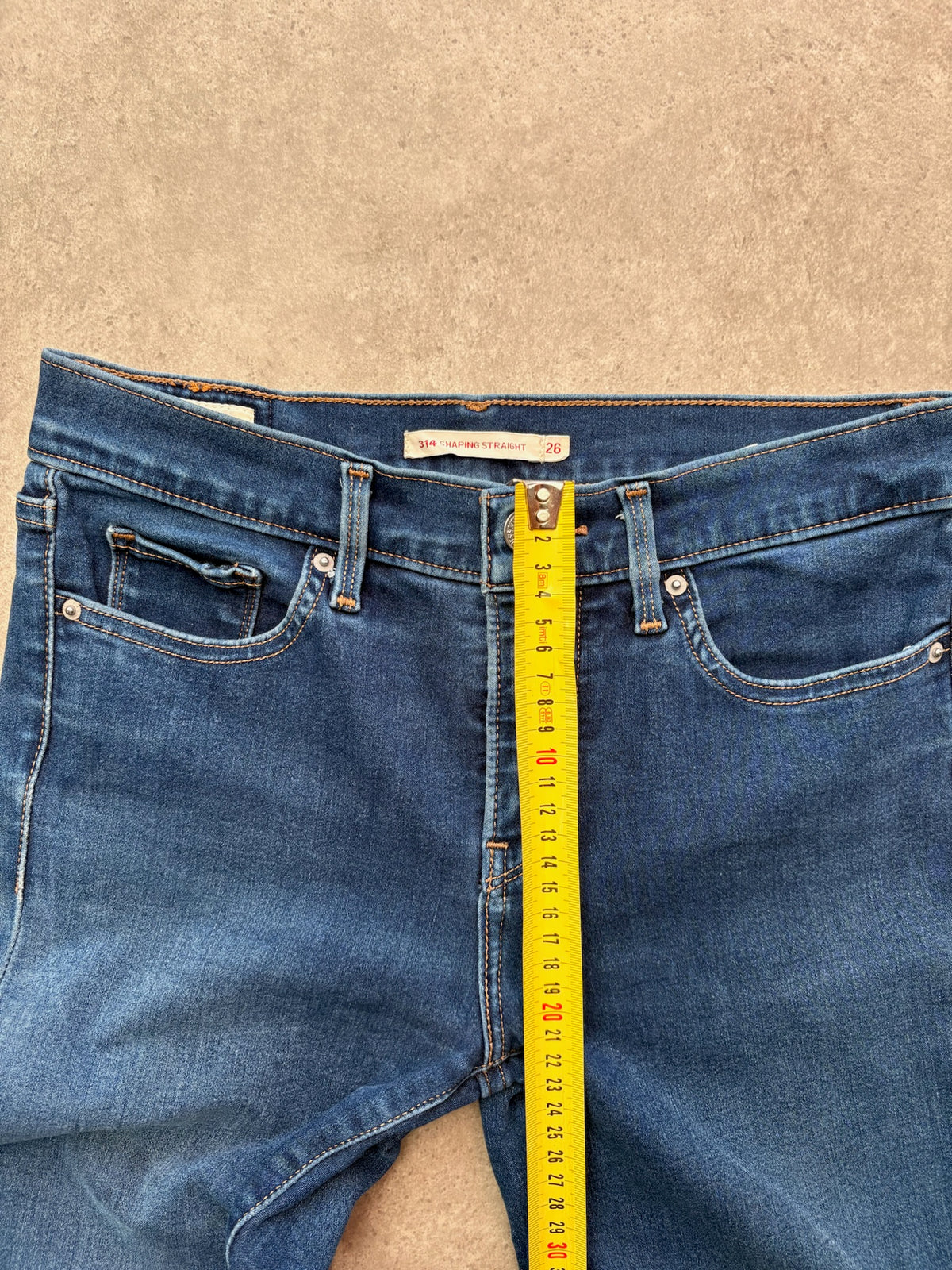 ג'ינס Levi's 314 Shaping Straight וינטג׳ - 27 – ג׳ינס ליוויס וינטג׳, תמונה 6