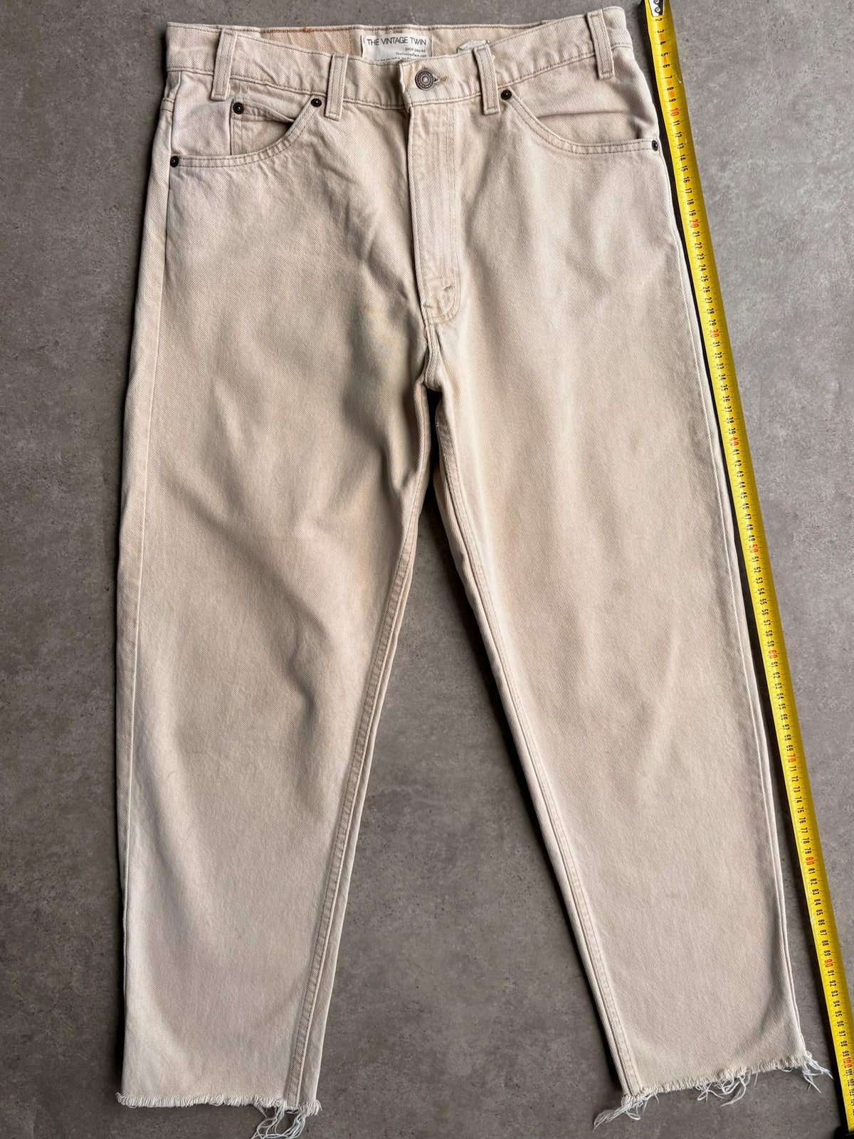 ג'ינס Levi's 550 וינטג׳ בז' - מידה 32 – ג׳ינס ליוויס וינטג׳, תמונה 9