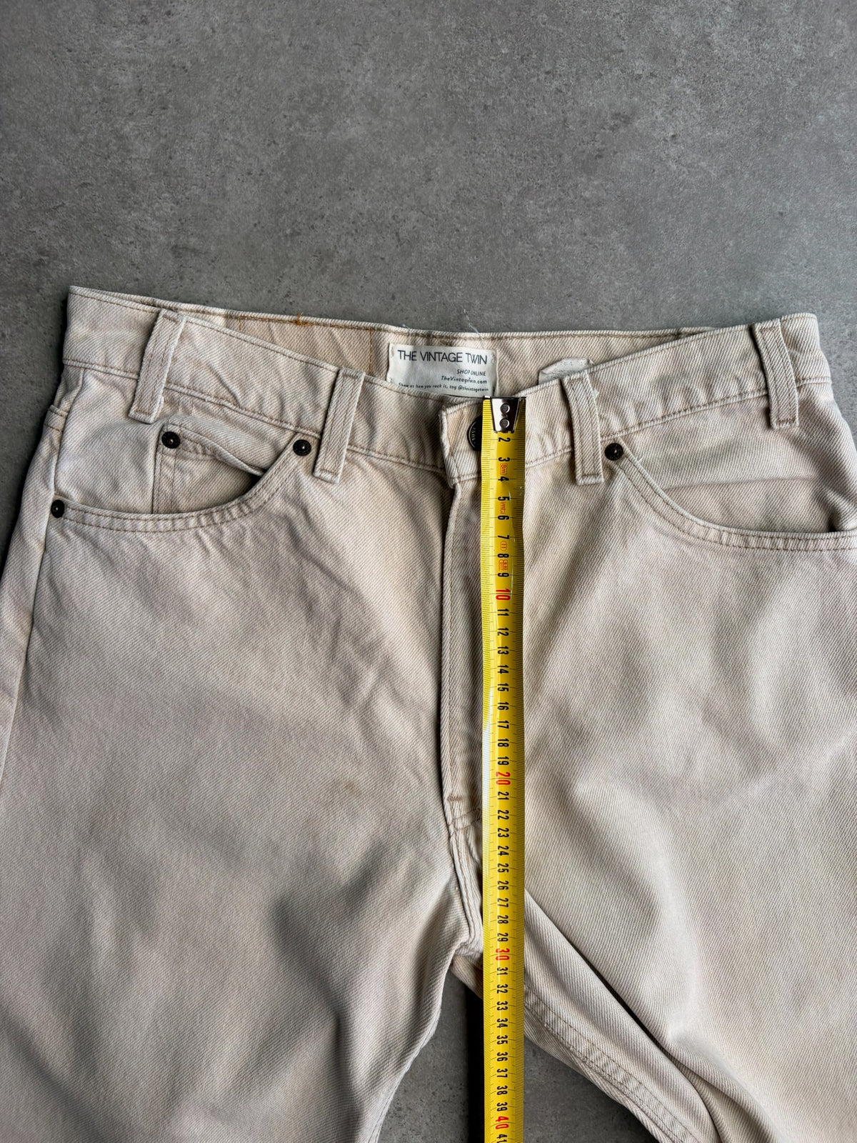 ג'ינס Levi's 550 וינטג׳ בז' - מידה 32 – ג׳ינס ליוויס וינטג׳, תמונה 10