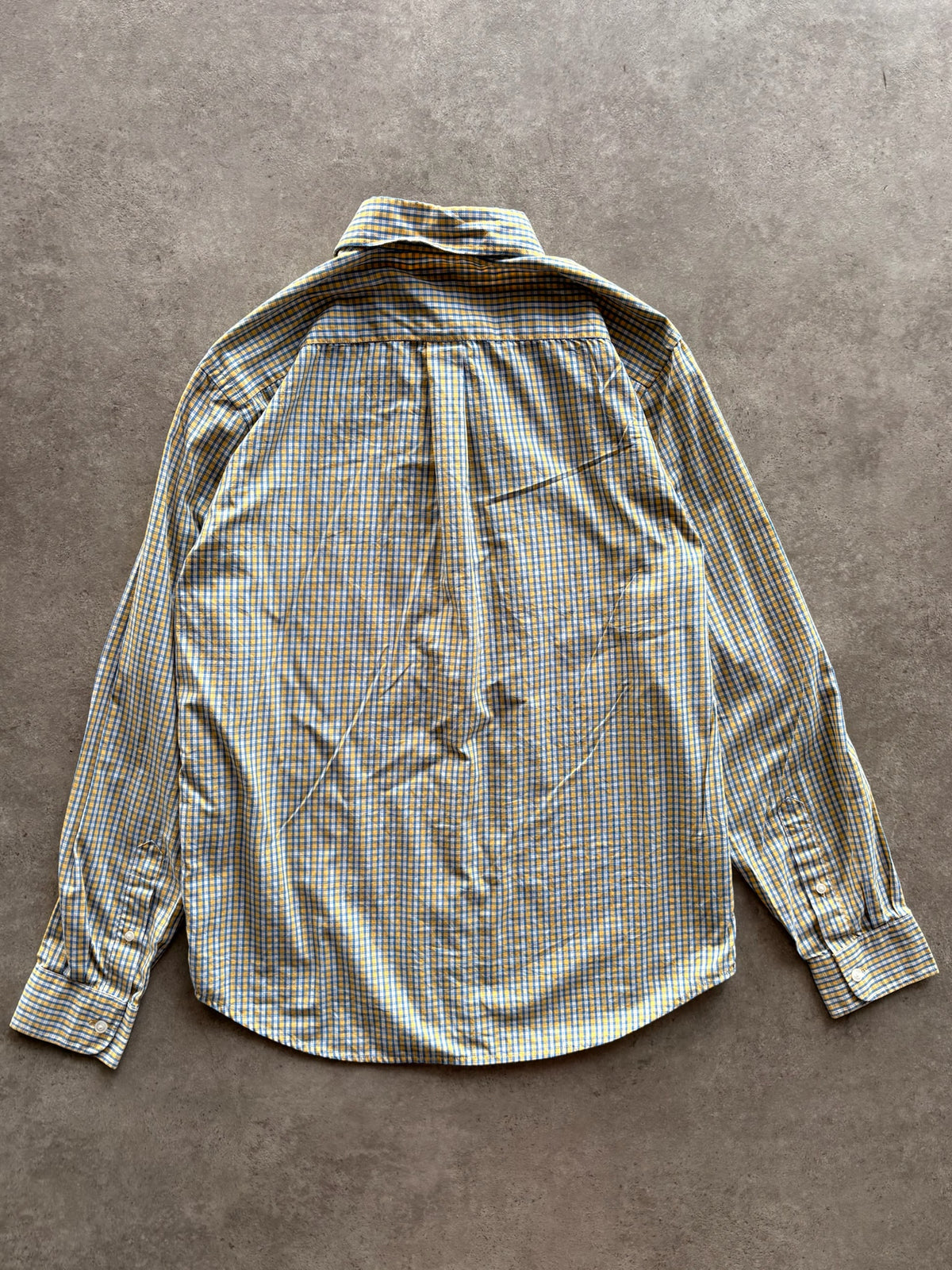 מכופתרת משבצות Dockers וינטג׳ - M – חולצת פלנל משבצות וינטג׳, תמונה 2